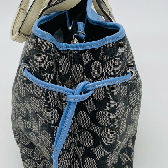 Multi-colored/patterned- Large Coach one pocketed tote bag- - Picture 2 of 6